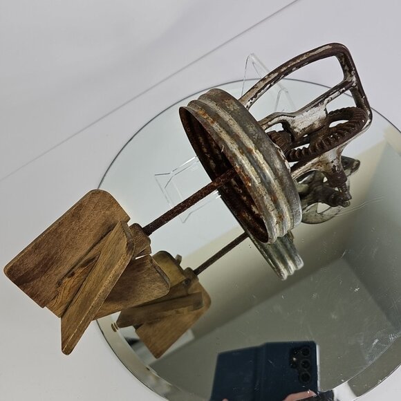 Dazey No. 20 Butter Churn Lid - Vintage No Jar Or Handle, Rusty - Picture 1 of 12